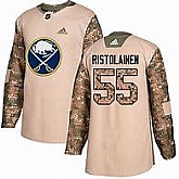 Buffalo Sabres #55 Rasmus Ristolainen Camo Adidas Veterans Day Practice Jersey,baseball caps,new era cap wholesale,wholesale hats